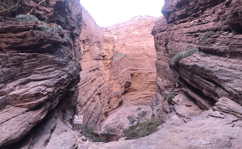 Quebrada de las conchas garganta del diablo