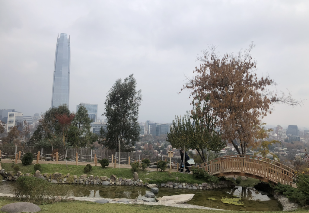 Vue de Santiago du Chili